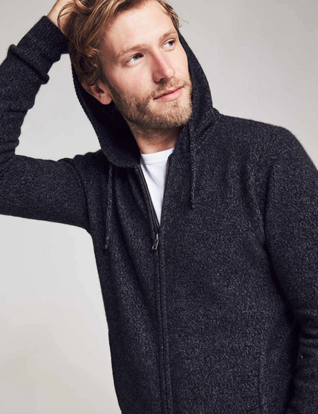 Faherty | Reserve Cashmere Wool Full Zip Hoodie