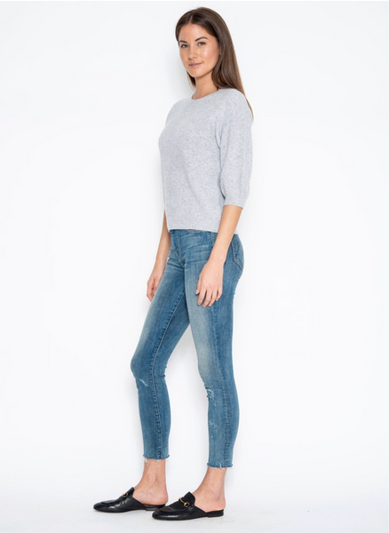 One Grey Day | Haven 3/4 Cashmere Pullover