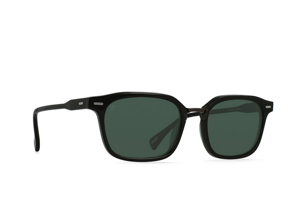 RAEN | Bastien | Crystal Black + Polished Onyx / Green Polarized | 53