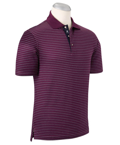 Bobby Jones - Pisano Stripe Cotton Short Sleeve Polo Shirt