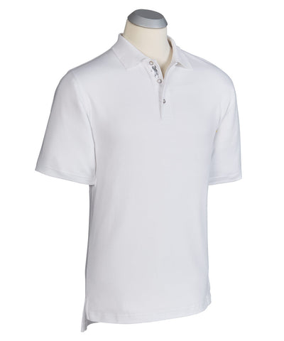 Bobby Jones - Supreme Cotton Solid Short Sleeve Polo Shirt